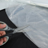 Heavy Duty Clear Polythene Sheet Roll, 2m x 25m – Plastic Ground Cover & Weed Control