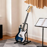 SPORTNOW 4 String Full Size Electric Bass Guitar Kit with 15W Amplifier, Carry Bag and Accessories – Beginner Bass