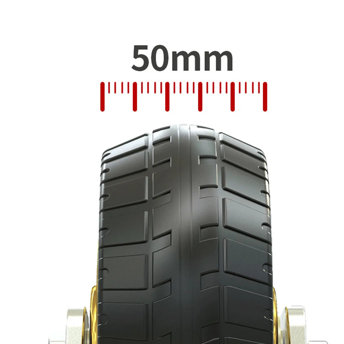 4 x 150mm Heavy Duty Swivel Castor Wheels with Brakes – Non-Marking Rubber, 300kg Combined Load