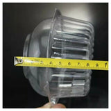 50 Clear Plastic Cupcake Boxes with Dome Lids – Single Cake Holders for Muffins, Parties & Catering