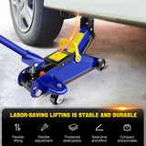 Trolley Jack 2 Ton Low Profile Hydraulic Floor Jack – Garage Car and Van Lifting, Blue
