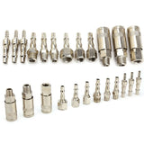 12-Piece BSP Air Line Hose Fittings Set – 1/4 and 3/8 Inch Compressor Quick-Release Connectors
