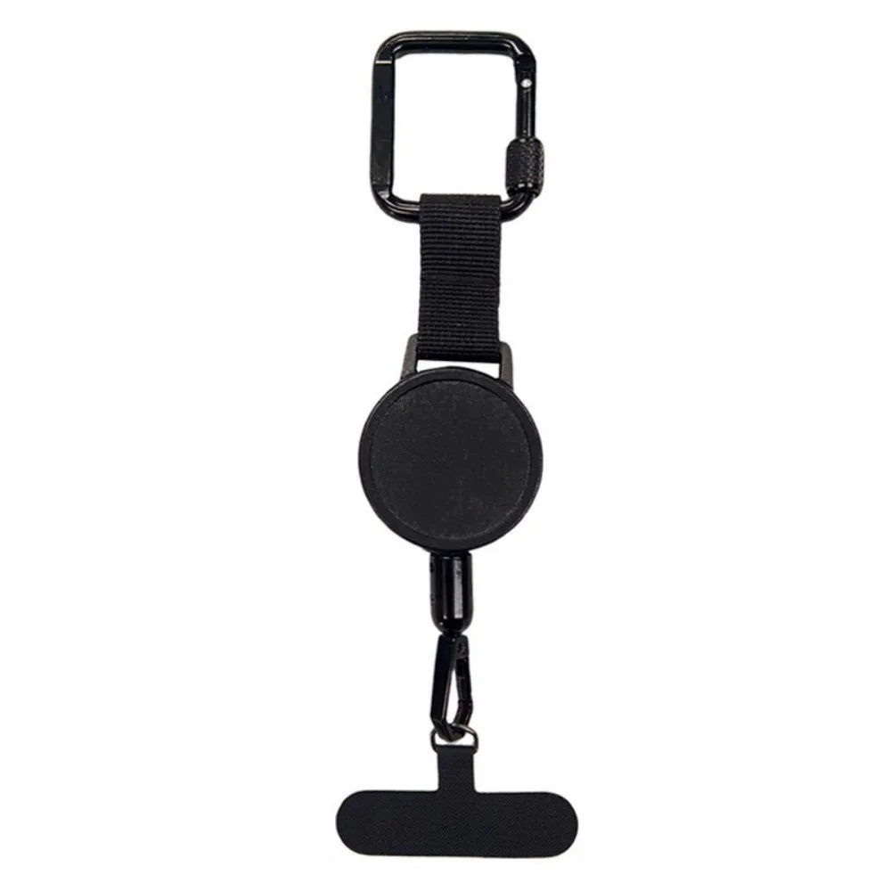 Retractable Anti-Theft Phone Tether with Belt Clip, Steel Wire Lanyard – Secure Phone Holder for Bags