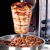 Stainless Steel Vertical Al Pastor Skewer for Grill, Oven & Smoker – Food-Grade Upright Kebab Stand with Drip Base