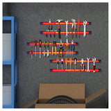 Magnetic Tool Holder Strips, 6 x 18 Inch Heavy Duty Steel Bars – Garage and Workshop Wall Storage Rack