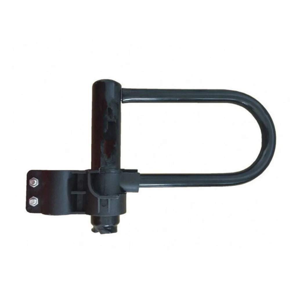 Heavy Duty U-Shaped Bike Lock with 2 Keys & Mounting Bracket – Zinc Alloy Anti-Theft Lock for Bicycles & Scooters