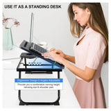 Folding Laptop Table Stand – Portable Bed Tray and Lap Desk for Sofa, Breakfast & Computer Use
