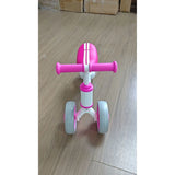 AIYAPLAY Balance Bike for Toddlers 1–2 Years with Adjustable Seat and Light-up Rear Wheels – Boys and Girls, Pink