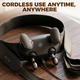 HOMCOM Cordless Neck Massager with Heat – 4D Shiatsu Deep Tissue Neck and Shoulder Massager for Car and Home