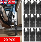20PCS OSCILLATING MULTI TOOL BLADE SAW BLADES WOOD METAL CUTTER FOR DEWALT FEIN