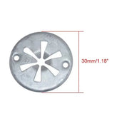 50-Pack Undertray Exhaust Heat Shield Spring Washer Clips, Metal Fixing Nuts – 30.1 x 2.8mm, Fits VW