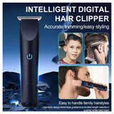 Men's Pro Electric Hair Clippers & Beard Trimmer with 4 Limit Combs – USB Rechargeable Barber Shaver, Black