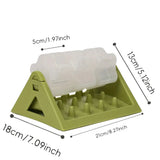 360° Rotating Puzzle Dog Bowl Slow Feeder – Interactive Treat Dispensing Pet Feeding Toy, Green