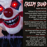 HOMCOM 190cm Life Size Animated Clown Halloween Decoration
