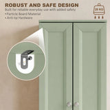 HOMCOM Narrow Bathroom Cabinet with 2 Doors & 4 Tiers – Slim Freestanding Storage Cupboard
