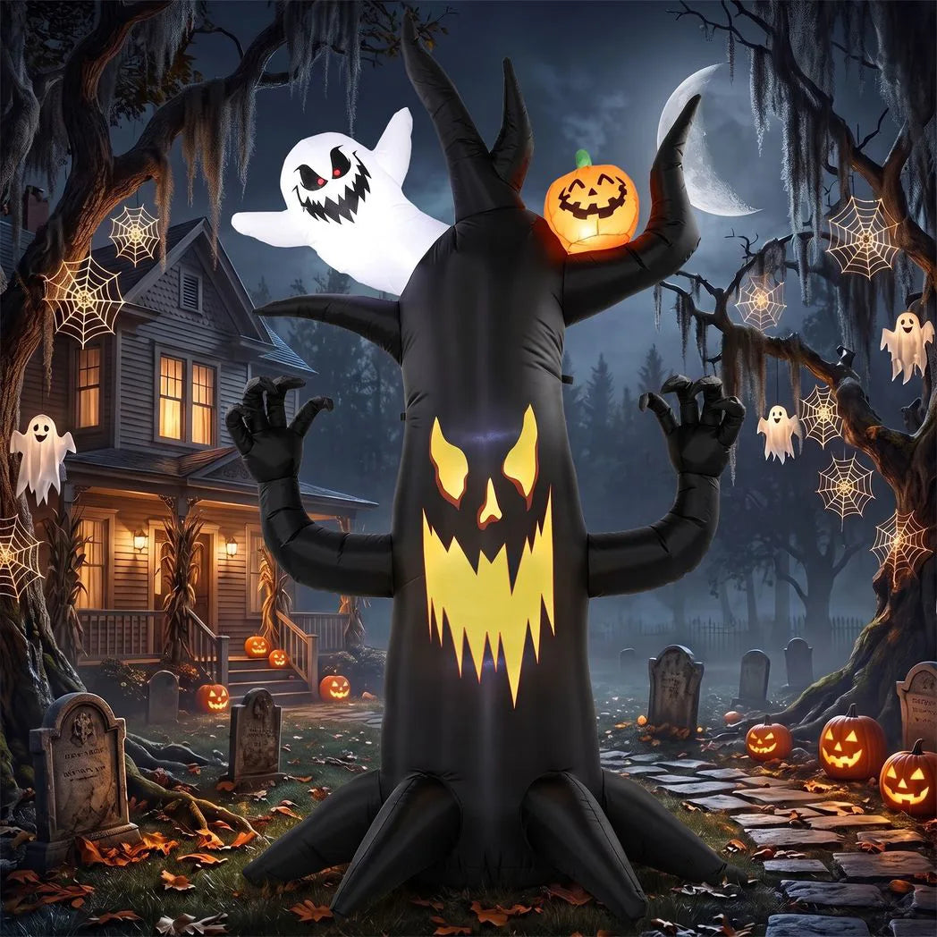 Outsunny 8 FT Halloween Inflatable Spooky Tree