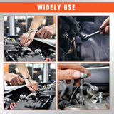 53-Piece 1/4" Drive Socket Set with Ratchet Wrench, Bits and Extension Bars – Home & Garage Tool Kit