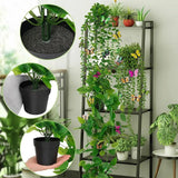 Artificial Hanging Trailing Plants in Pots, Set of 4 – Indoor Faux Greenery for Home & Office