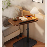 C-Shaped Height-Adjustable Sofa Side Table with Tilting Tabletop – Laptop and Coffee End Table for Living Room