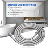 Shower Hose 3m Chrome | Shower Hose Flexible | Hose for Shower Stainless Steel