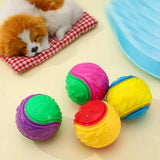 Scooby-Doo Squeaky Dog Balls, Set of 8 – Durable TPR Interactive Chew and Fetch Toys, Assorted Colours