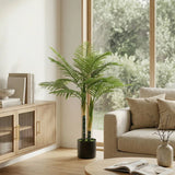 HOMCOM Artificial Palm Tree with 14 PEVA Leaves