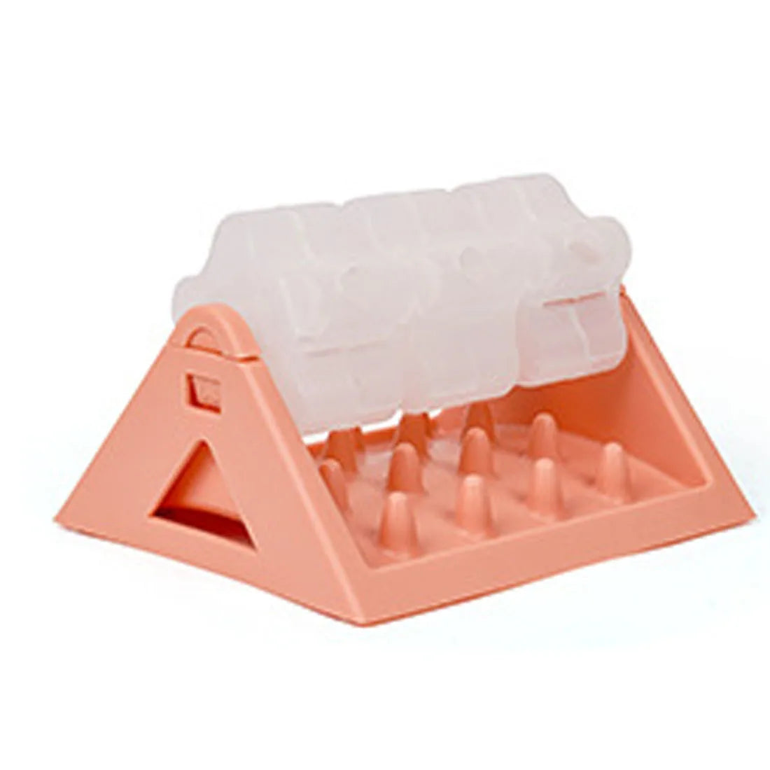 360° Rotating Puzzle Dog Bowl Slow Feeder – Anti-Gulp Interactive Treat Toy for Dogs & Cats, Pink