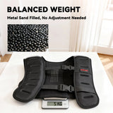 SPORTNOW 5kg Weighted Vest with Adjustable Straps & Reflective Strips – Running & Training Weight Vest, Black