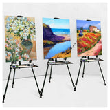 Adjustable Aluminium Art Easel Stand, 51–155cm Folding Tripod with Carry Bag – Painting & Display