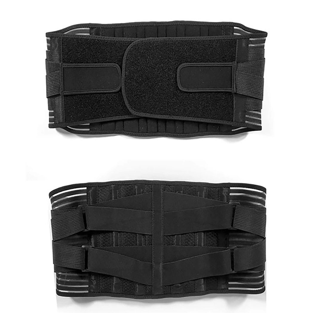 Adjustable Lower Back Brace Lumbar Support Waist Belt For Men Women Pain Relief Waist Belt L Size (US Logistics only For USPS.TK/TMEU only For self-pickup)