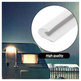 Drip Stop Door Rain Gutter Deflector, 1m / 2m / 3m – Self-Adhesive Drip Guard for Caravan & Motorhome