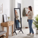 HOMCOM Freestanding Adjustable Angle Dressing Mirror, Full Length Mirror for Bedroom, Living Room