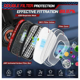 Half Face Respirator Mask with Replaceable Filter – Dust, Gas and Paint Mask for DIY and Decorating