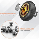 Heavy Duty Swivel Castor Wheels, Set of 4 – 150mm Rubber, 750kg Load, 2 with Brakes