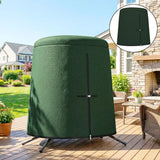 Outsunny Hanging Egg Chair Cover – Waterproof Oxford Fabric Protective Cover with Zip, 196 x 230cm, Green