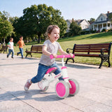 AIYAPLAY Balance Bike for Toddlers 1–2 Years with Adjustable Seat and Light-up Rear Wheels – Boys and Girls, Pink