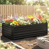 Outsunny Galvanised Steel Raised Garden Bed