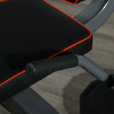SPORTNOW Seated Leg Extension & Curl Machine, Plate Loaded with 32 Positions – Lower Body Home Gym Trainer