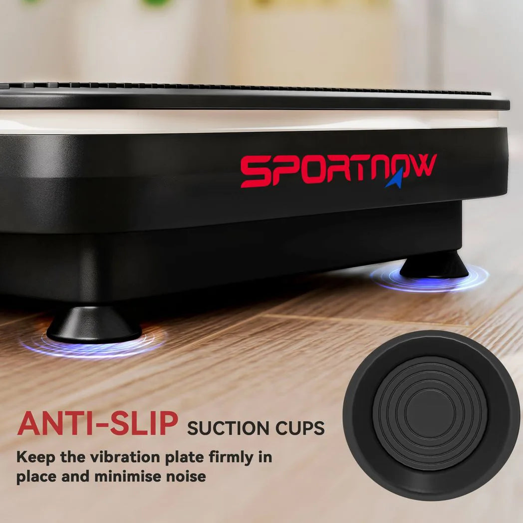 SPORTNOW Vibration Plate Exercise Machine with 99 Speed Levels, Bluetooth Speaker & Remote – Home Fitness