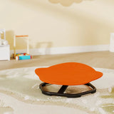 AIYAPLAY Planet-Shaped Kids Sensory Swivel Chair for Balance and Coordination – 360° Spin, Orange