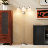 HOMCOM Arc Tree Floor Lamp with 3 Rotating Lights, 3 Colour Temps