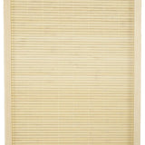HOMCOM 4-Panel Bamboo Rattan Room Divider – Freestanding Folding Privacy Screen, 180 x 180cm, Natural