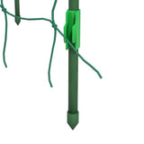 Outsunny 183 cm Metal Garden Arch Trellis with Climbing Net – Plant Support for Fruit and Vegetables