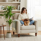 HOMCOM 120cm Artificial Dracaena Tree with Bendable Trunks and White Pot – Realistic Faux Plant, Green