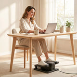 SPORTNOW Under Desk Elliptical Machine with 12 Speeds, Remote Control & LED Monitor – Home & Office Pedal Exerciser
