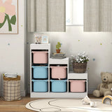 AIYAPLAY 3-Tier Kids Toy Storage Organiser with 6 Removable Bins – Multicolour, Ages 3-8