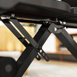 SPORTNOW Foldable Weight Bench with 6-Level Backrest, 4-Level Seat and Leg Roller – Home Gym Strength Training