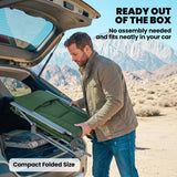 Outsunny Reclining Camping Chair with Padded Seat & Wide Armrests – Folding Fishing Chair, Camouflage