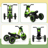 AIYAPLAY Kids Tricycle Baby Trike with Steel Frame – 3 Wheel Toddler Balance Bike for Indoor & Outdoor, Green