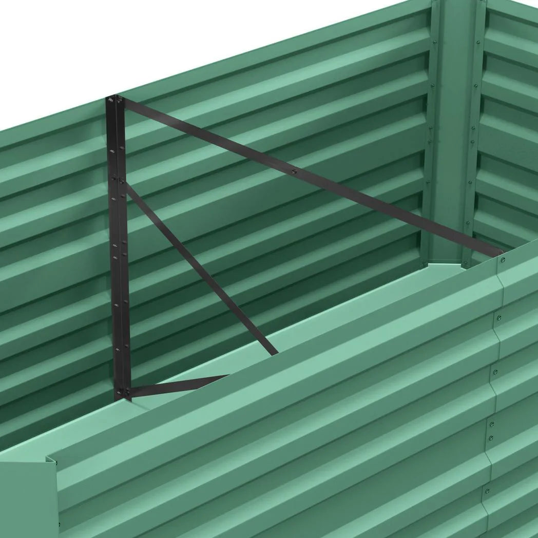 Outsunny Galvanised Steel Raised Garden Bed